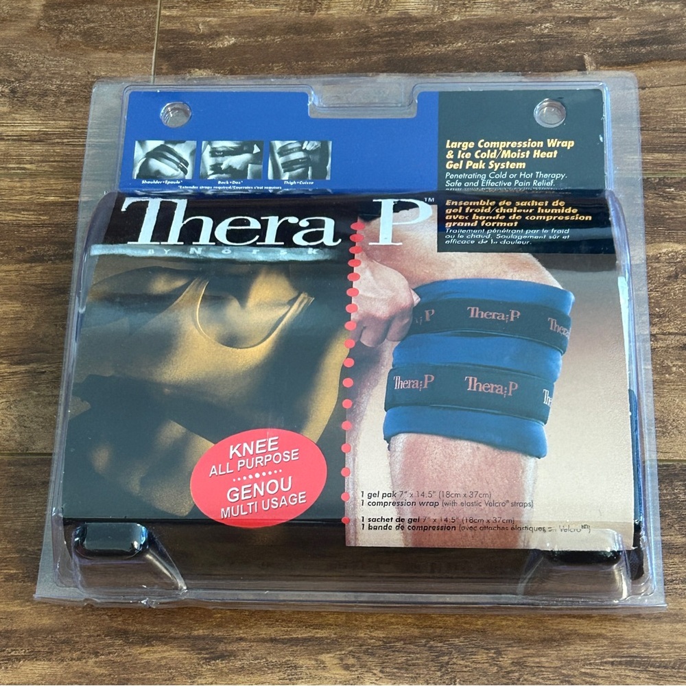NEW Thera P Knee Large Compression Wrap ice heat gel packathletics sports physio